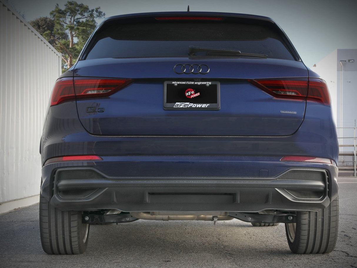 aFe Mach Force-Xp 3 IN to 2-1/2 IN 304 Stainless Steel Cat-Back Exhaust System - Audi 2.0T B9 Q3