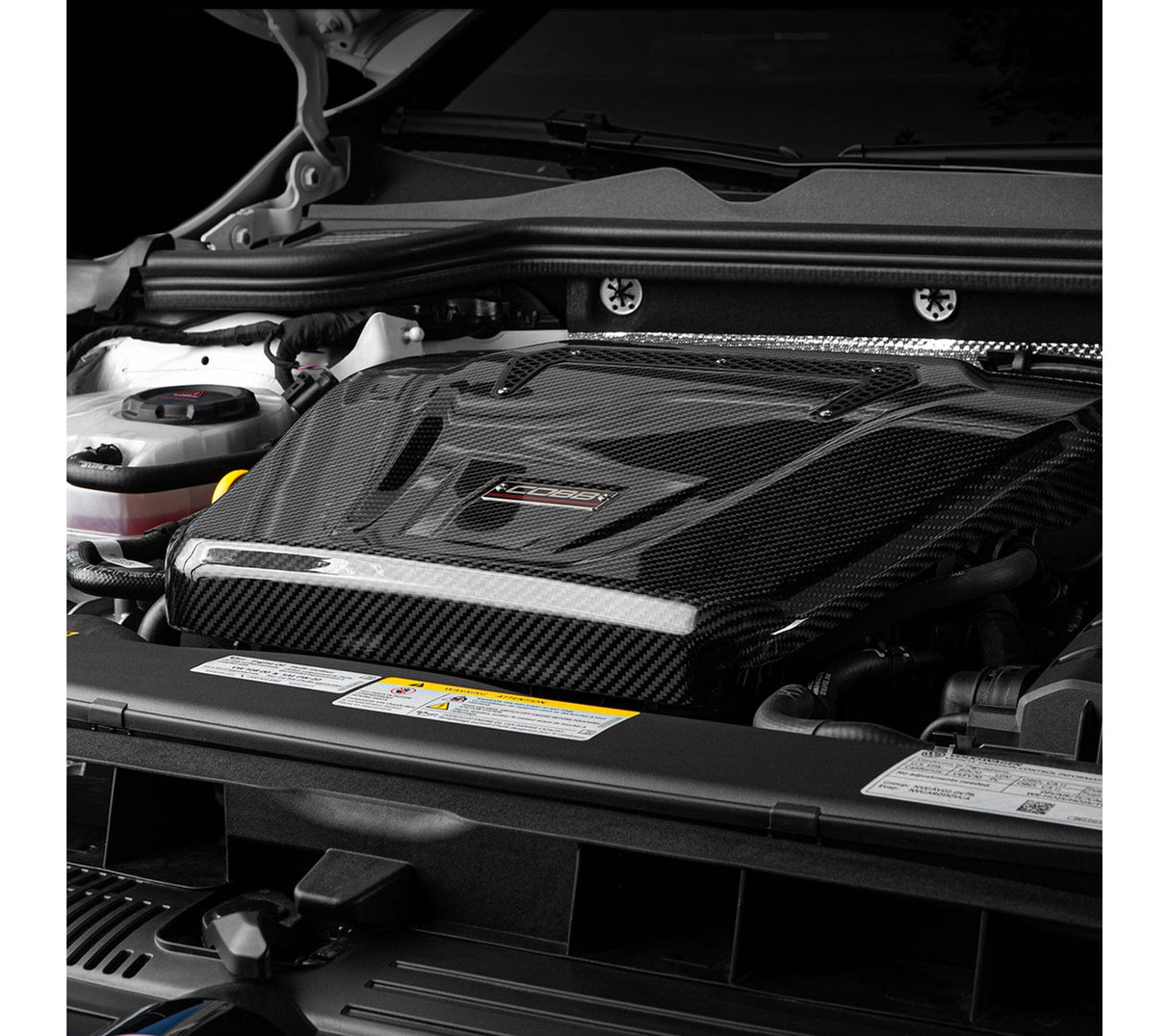 COBB Redline Carbon Fiber Engine Cover - VW/Audi / Mk7+ / Mk8 GTI / Golf R / GLI / 8V A3 / S3