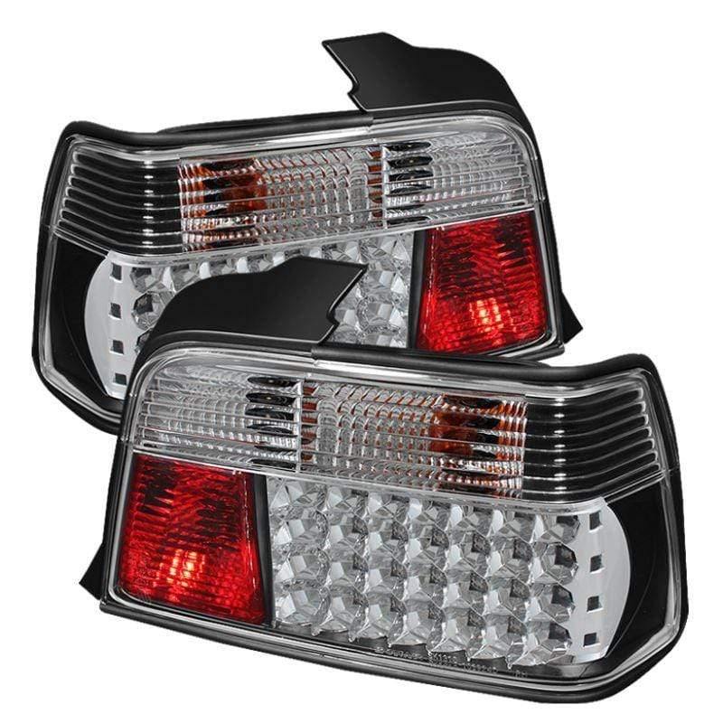 Spyder BMW E36 3-Series 92-98 4Dr LED Tail Lights - Black