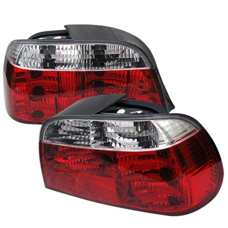 Spyder BMW E38 7-Series 95-01 Crystal Tail Lights - Red Clear