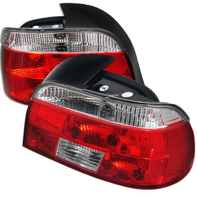 Spyder BMW E39 5-Series 97-00 Crystal Tail Lights - Red Clear