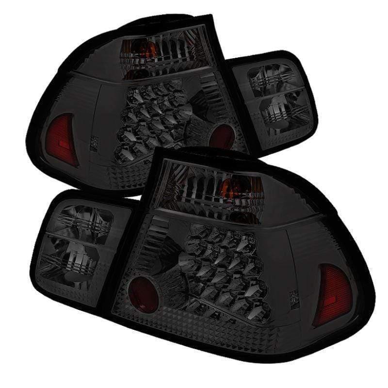 Spyder BMW E46 3-Series 02-05 4Dr Tail Lights - Smoke