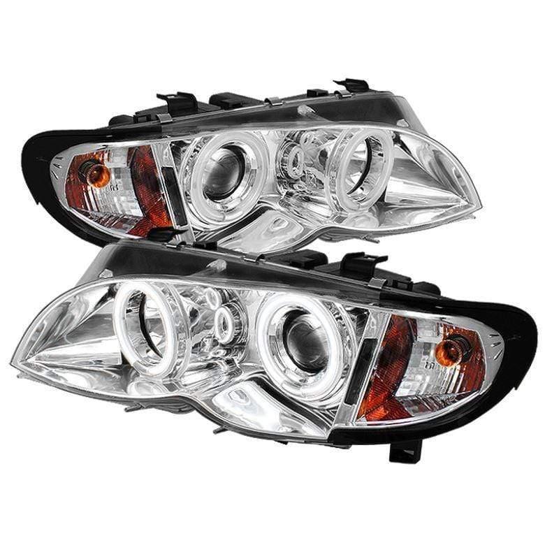 Spyder BMW E46 3-Series 02-05 4DR Projector Headlights 1PC - Chrome