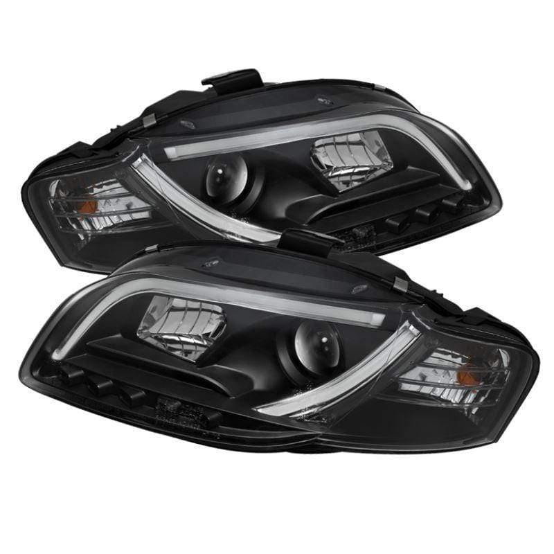 Spyder Audi A4 06-08 Projector Headlights - Black
