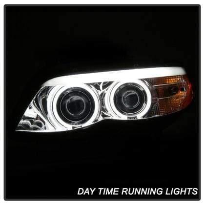Spyder BMW X5 E53 2004-2006 Dual Projector Headlights LED - Smoke (NLA)