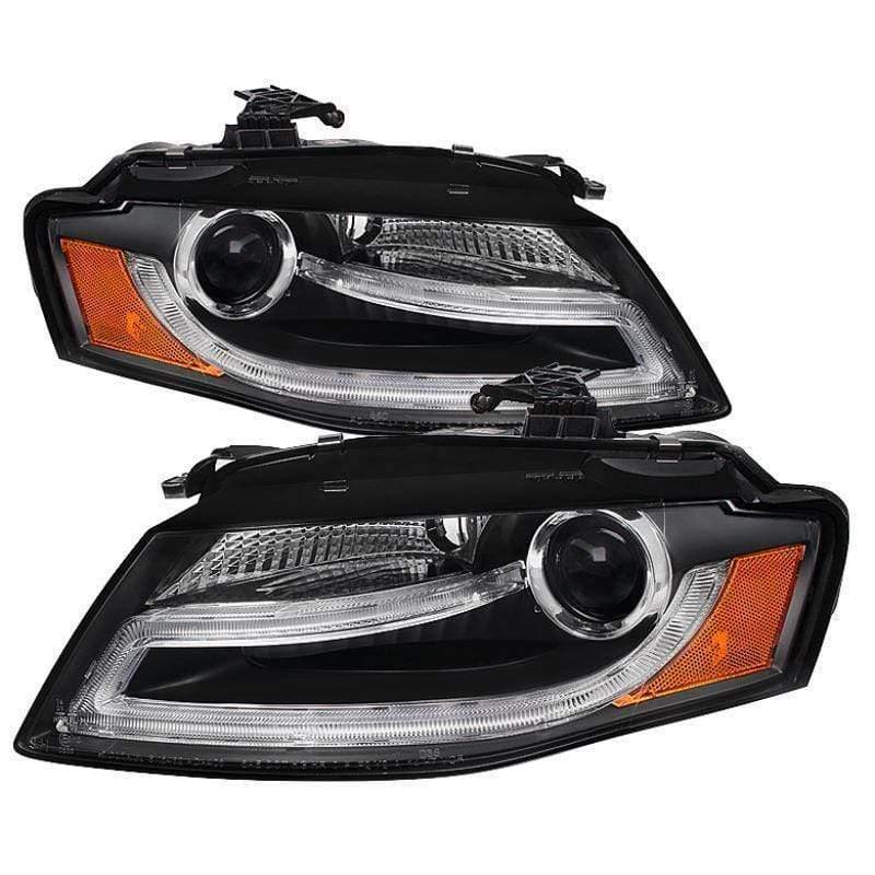 Spyder Audi A4 09-12 Projector Headlights LED - Black
