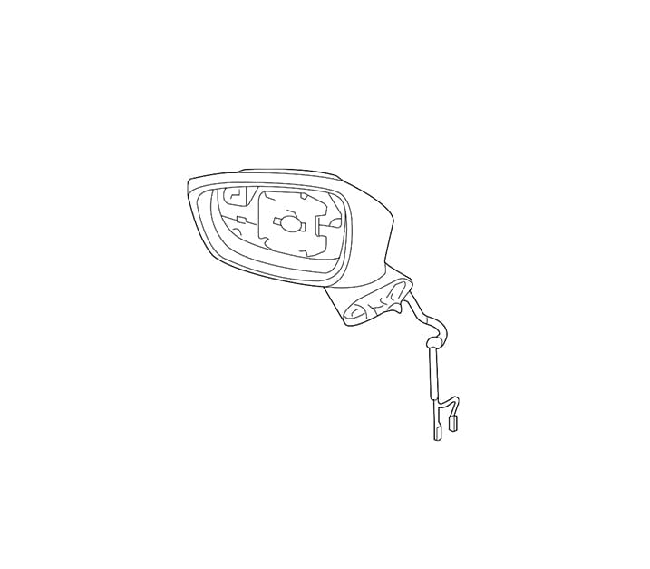 Heated Outside Mirror (Left) - BMW / F3X / 320i / 328d / 328i / 335i / 328d