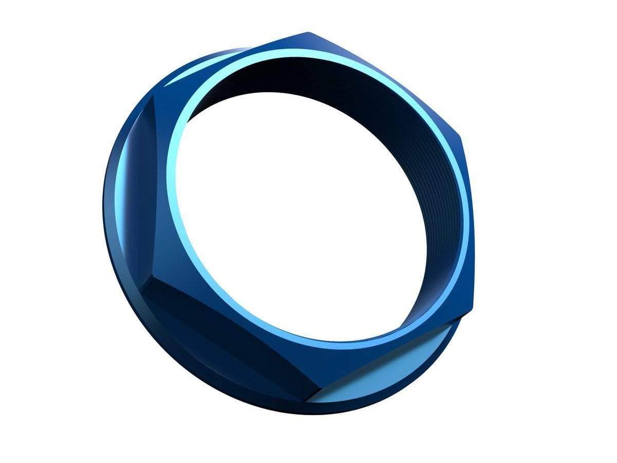fifteen52 Super Touring Hex Nut - Anodized Blue