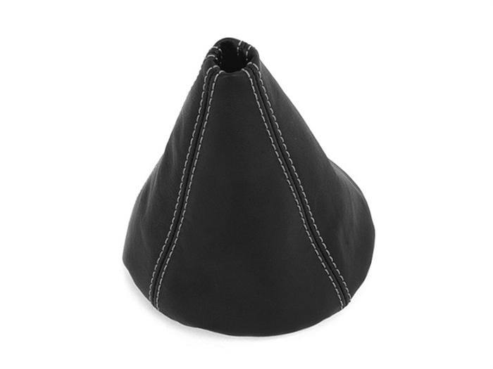 BFI E46 Manual Shift Boot - Leather (SILVER STITCHING)
