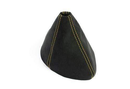 BFI E46 Manual Shift Boot - Leather (YELLOW STITCHING)