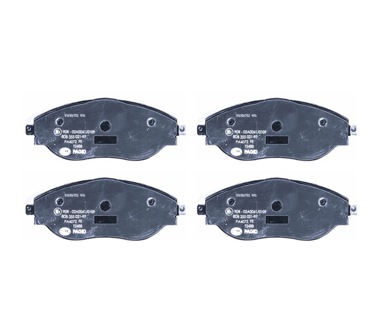 Brake Pads Front (340mm Rotor) - VW/Audi / S3 / Mk7 / GTi / Golf / Alltrack / Golf R & more