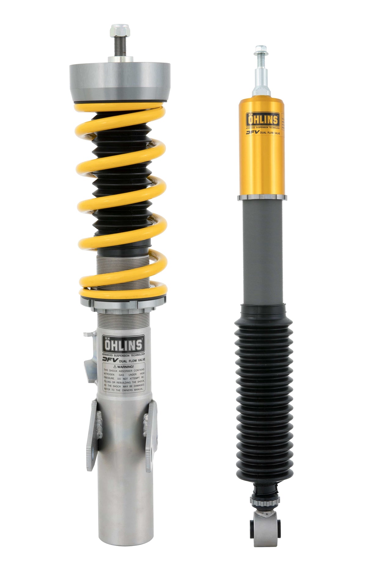 Ohlins 17-20 Honda Civic Type R (FK8) Road & Track Coilover Suspension System featuring Dual Flow Valve Technology