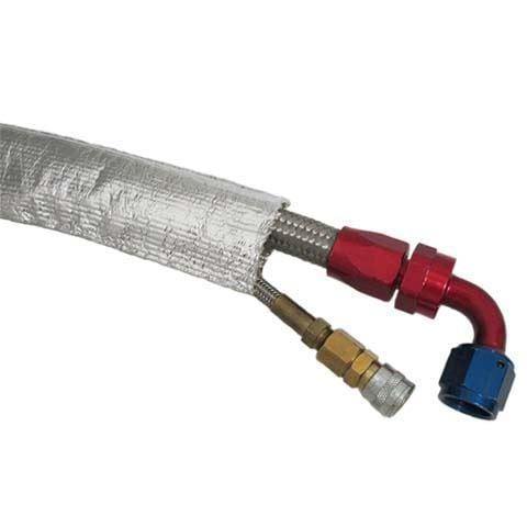 PTP Heat Reflective Sleeve - 1 1/2" Diameter x 3ft L | Silver