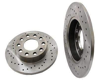 Rear Rotors 245mm (Cross-Drilled) | B6 Audi A4 1.8T 02-05
