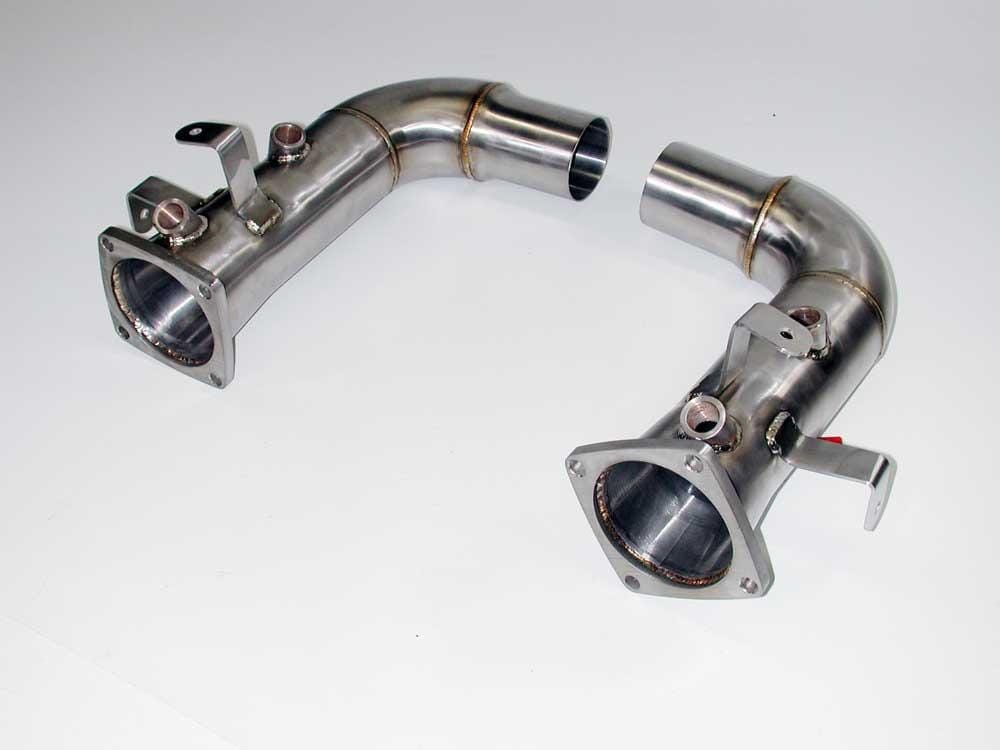 Racing Dynamics Porsche 991.2 Cat By-Pass Pipes - (NLA)