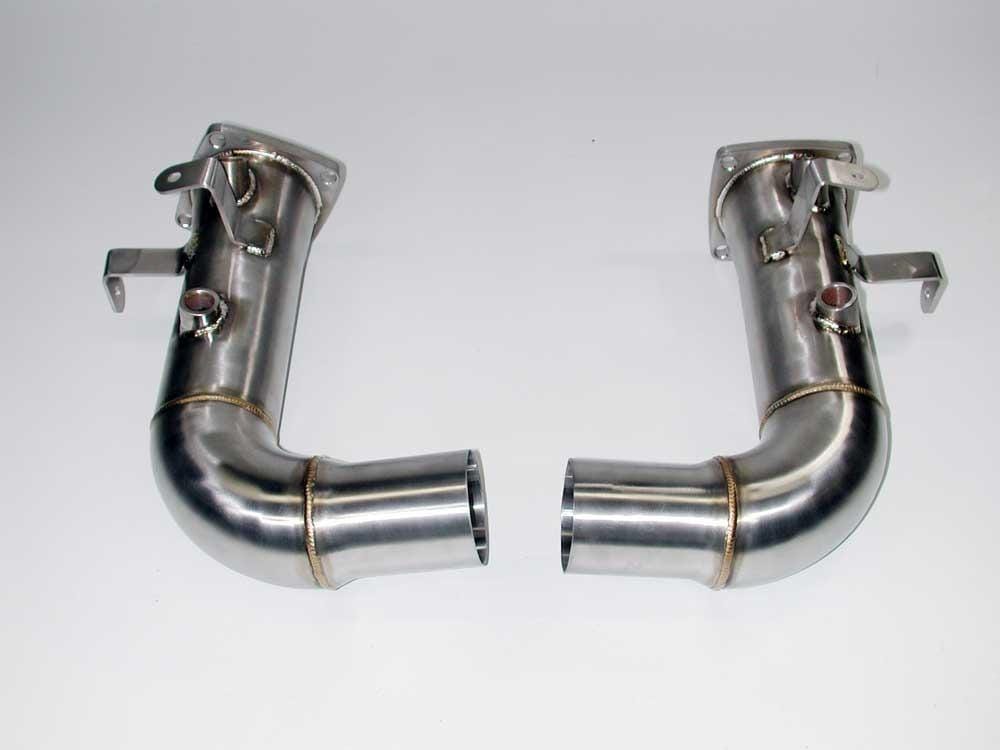 Racing Dynamics Porsche 991.2 Cat By-Pass Pipes - (NLA)