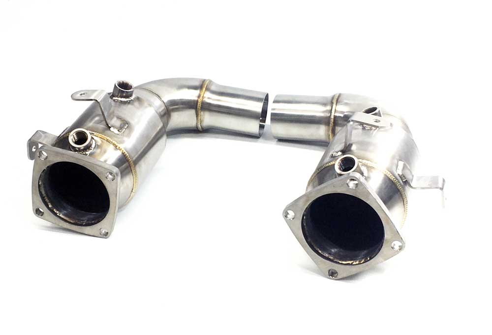 Racing Dynamics Cat By-Pass Pipes / Porsche 991 Turbo - (NLA)