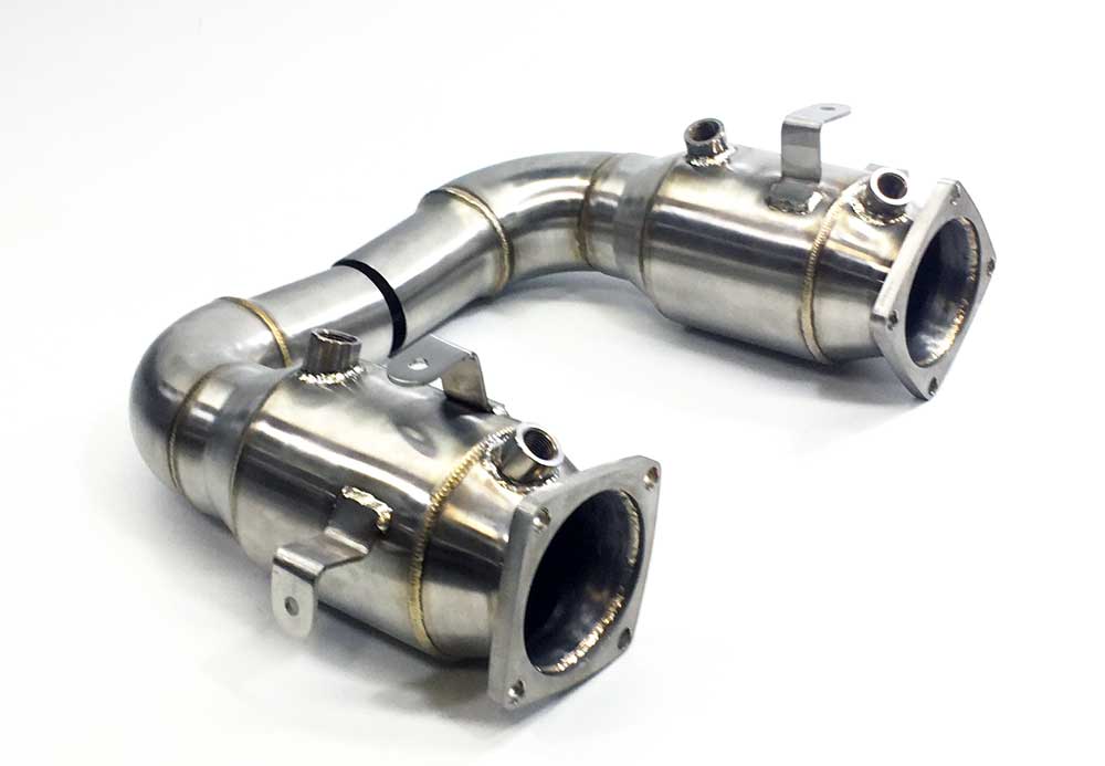 Racing Dynamics Cat By-Pass Pipes / Porsche 991 Turbo - (NLA)