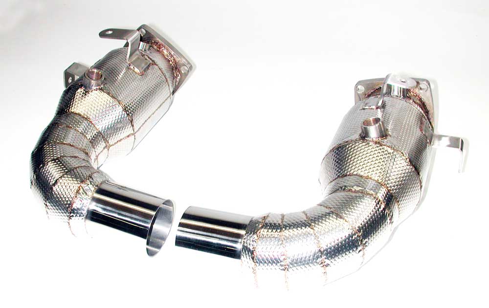 Racing Dynamics Cat By-Pass Pipes / Porsche 991 Turbo - (NLA)