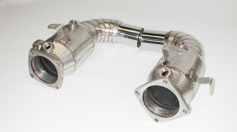 Racing Dynamics Cat By-Pass Pipes / Porsche 991 Turbo - (NLA)
