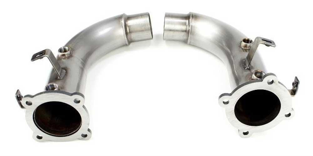 Racing Dynamics Porsche 991.2 Cat By-Pass Pipes - (NLA)