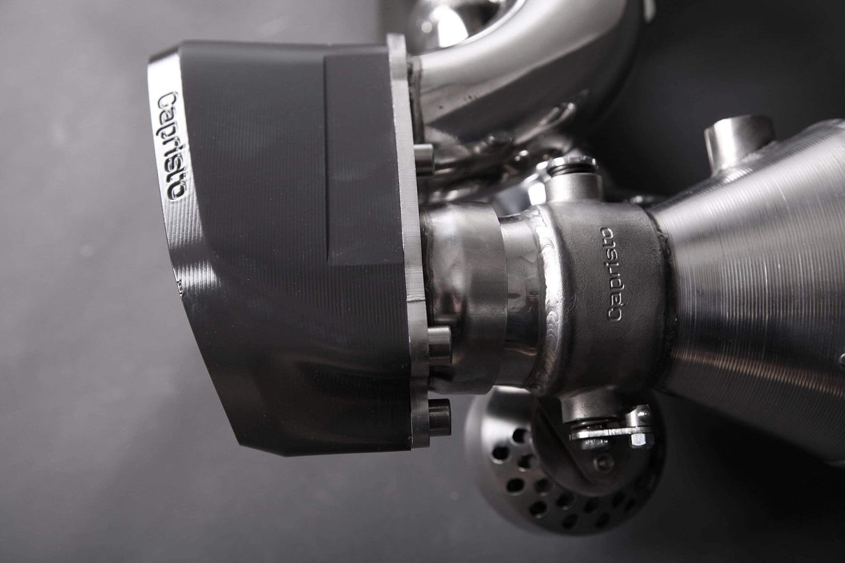 Porsche 997 Turbo FL & Turbo S Valved Exhaust & 200 Cell Sport Cats (with CES-3 Remote) with Ceramic Coated End Pipes