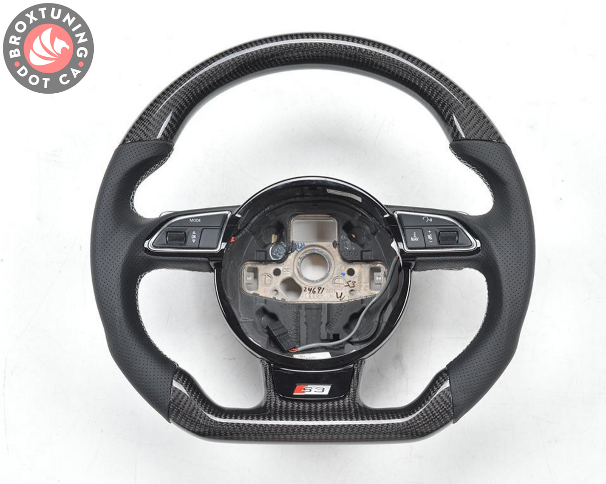 Audi S3 | RS3 | S4 | RS4 | S5 | RS5 | S6 | RS6 | S7 | RS7 | SQ5 S-Line OEM Upgraded Customized Steering Wheel 2012-2018