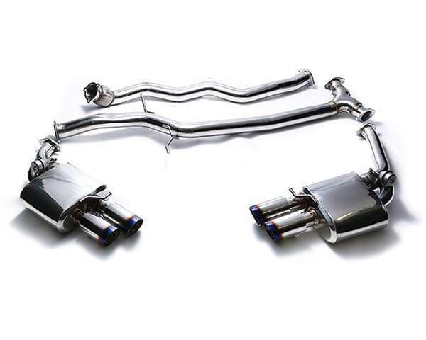 ARMYTRIX Stainless Steel Valvetronic Catback Exhaust System Quad Blue Coated Tips Audi A5 | A5 Quattro 08-15