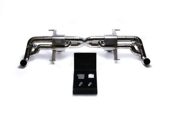 ARMYTRIX Titanium Valvetronic Exhaust System Dual Carbon Tips Audi R8 V10 5.2L FSI 17+