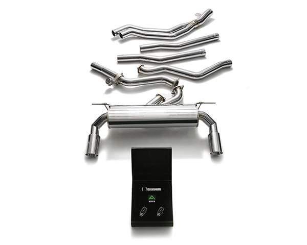ARMYTRIX Stainless Steel Valvetronic Exhaust System Dual Chrome Tips BMW M140i | M240i F2X 17-18