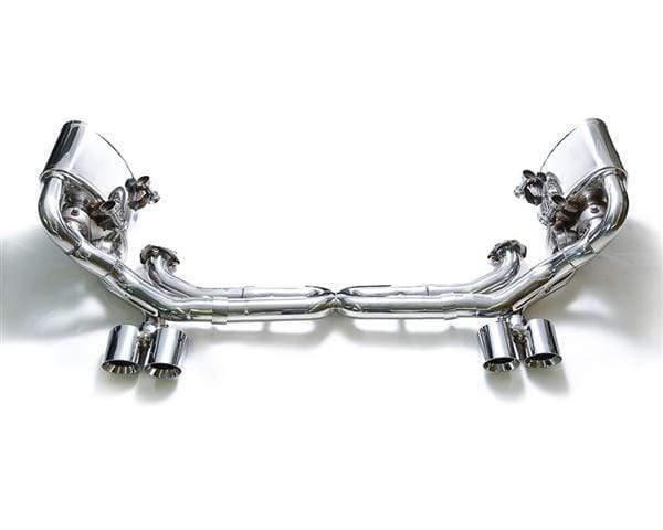ARMYTRIX Stainless Steel Valvetronic Exhaust System Quad Blue Coated Porsche 997.2 Carrera PDK 09-11