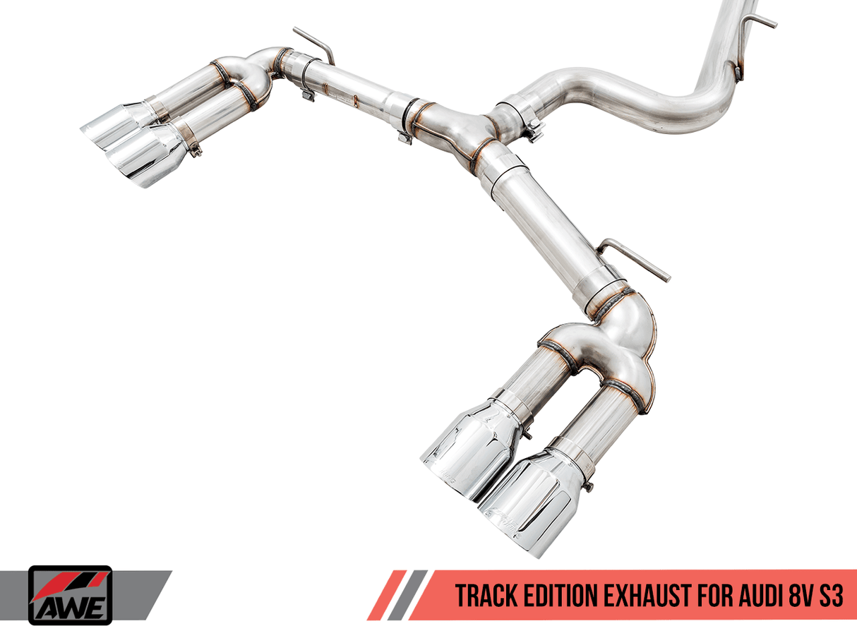 AWE Tuning Audi S3 Sedan Track Edition Exhaust System