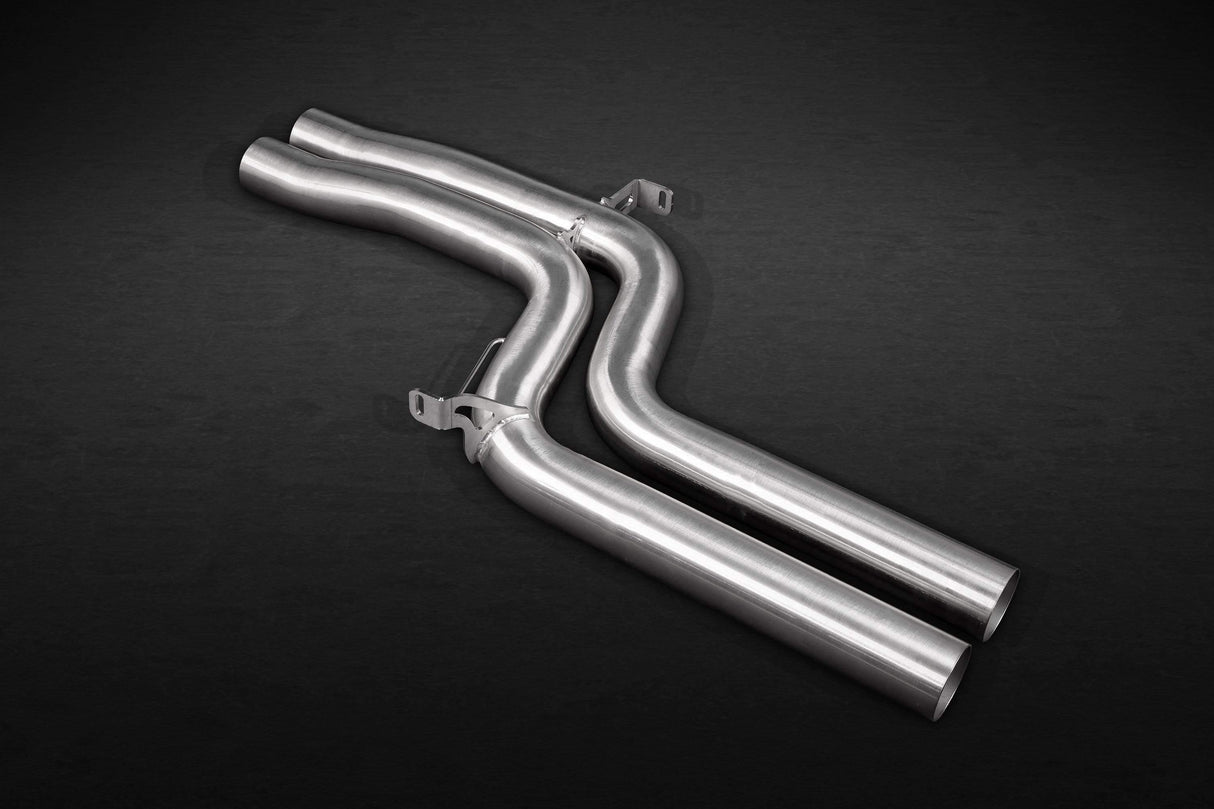 Audi RS5 - Valved Exhaust System with Mid-Silencer Delete Pipes (No Remote)