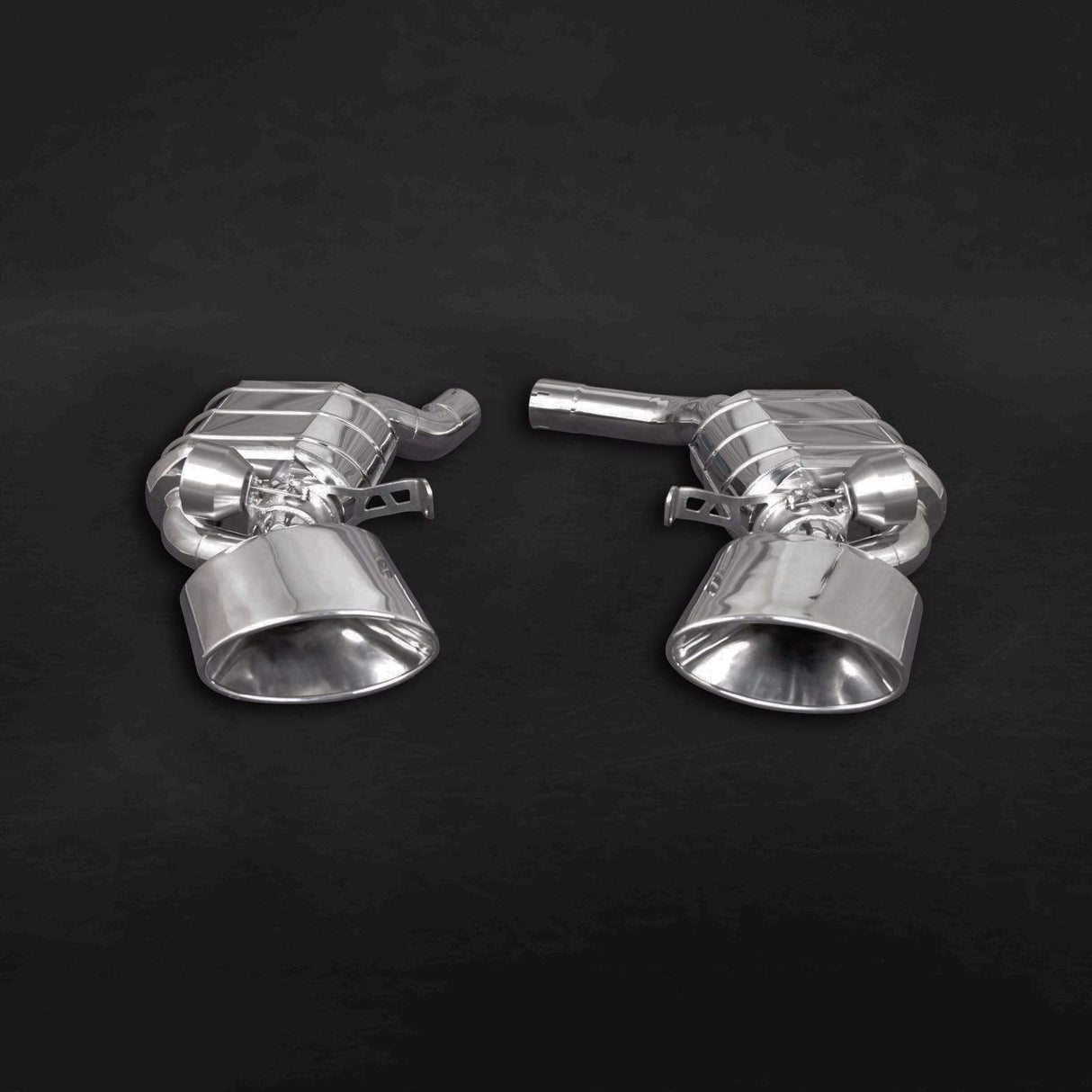 Capristo Valved Exhaust with RS-Style Oval Tips (E2P) | Audi RS6/RS7 C8