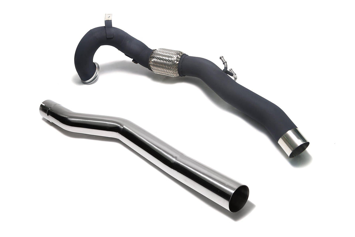 ARMYTRIX Ceramic Coated Sport Cat-Pipe with 200 CSPI Catalytic Converters | Secondary Downpipe Audi S3 8V | VW Golf R MK7
