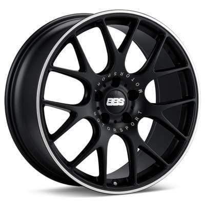 BBS CH-R (Black w/ Polished Steel Lip) | 5x112 20"