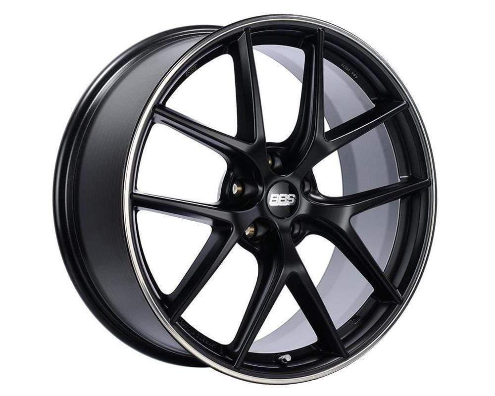 BBS CI-R Wheel Black Center w/ Polished Rim 5x112 20"