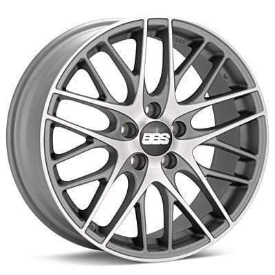 BBS CS5 (Machined w/Anthracite Accents) | 5x100 17x7.5 et35