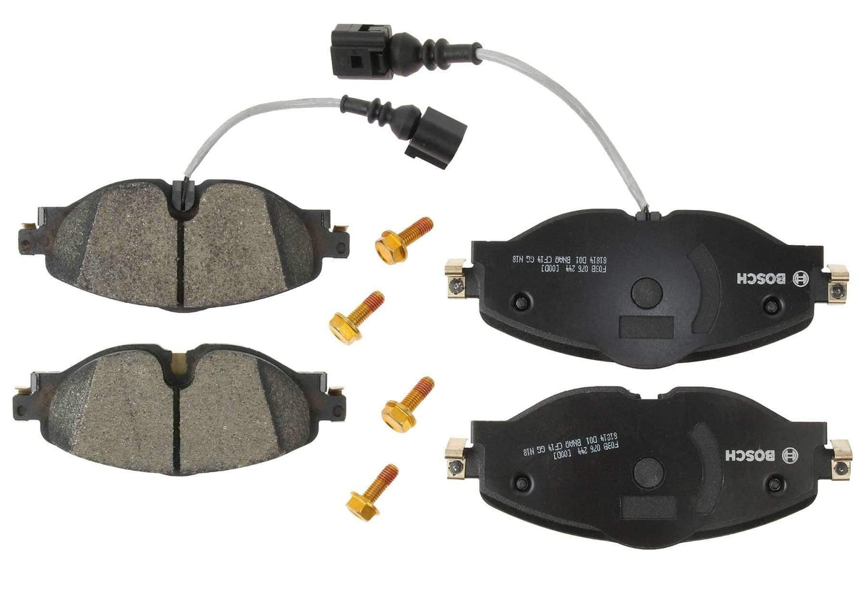 Front | Bosch QuietCast Brake Pads - Mk7 Golf | GTi | Audi A3 | TT (312 | 288mm)