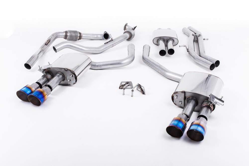 Milltek 2.5" Valved Resonated Cat Back Exhaust - Audi B9 S4 | S5 | 3.0T