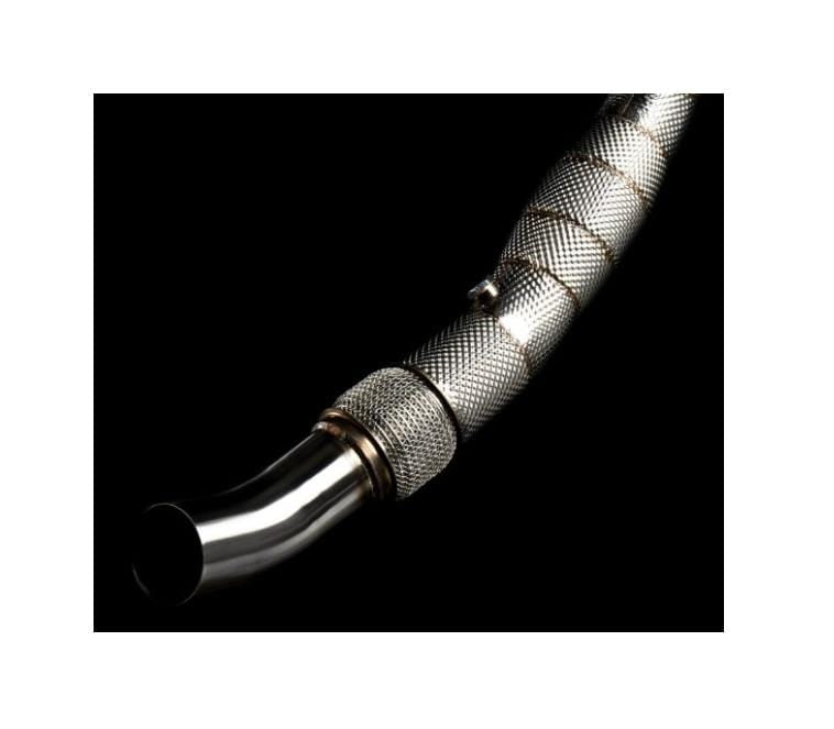 CTS Turbo - AUDI C7/C7.5 S6/S7/RS7 4.0T Cast Downpipe Set With High Flow Cats