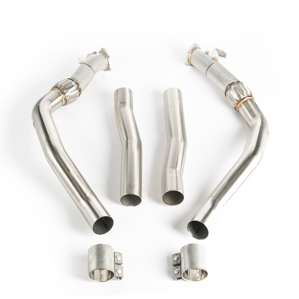 CTS Turbo Mid Pipes/Resonator Delete - Audi / C8 / RS6 / RS7