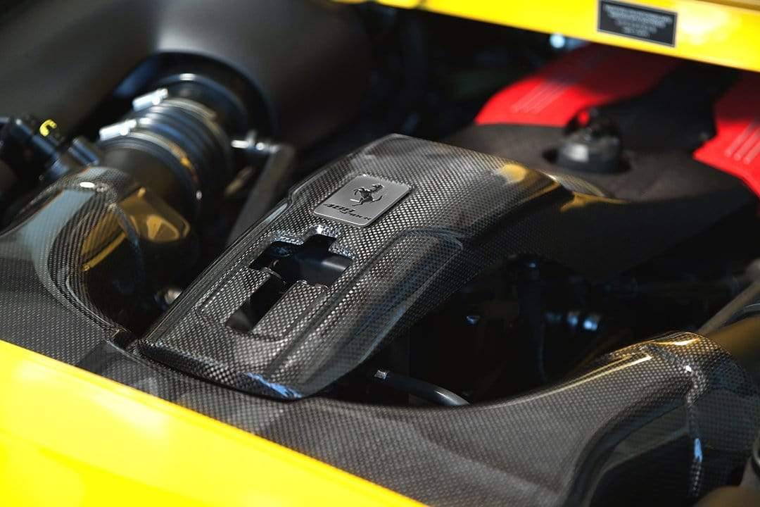 Ferrari 488 GTB & GTS - Carbon Airbox and Lock Cover set (Matte)