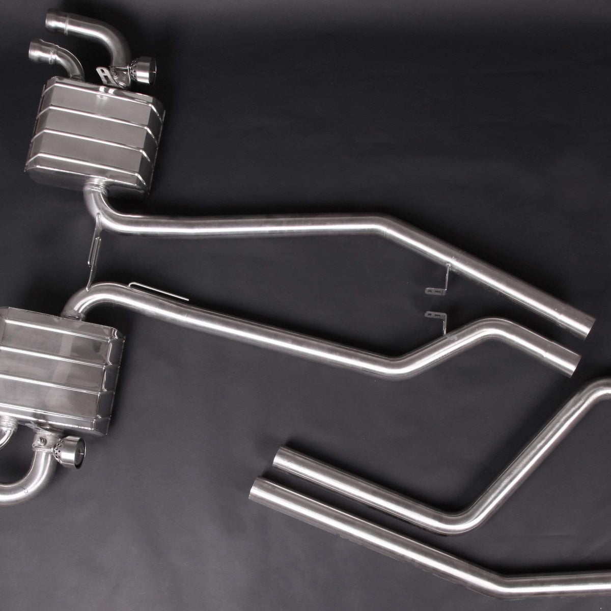 Porsche 958 Cayenne V8 Induction - ECE Valved Exhaust w Mid-Pipes (CES3)