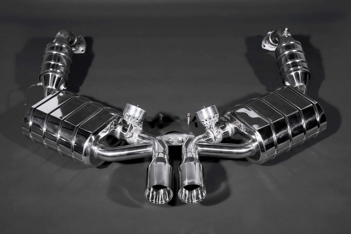 Porsche 987 Boxster/Cayman (09-12) Racing Valved Exhaust System, Performance Headers, 200 Cell Sports Cats (with Remote)
