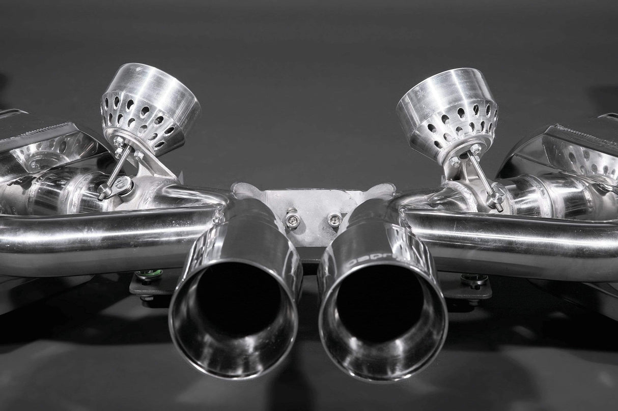 Porsche 987 Boxster/Cayman (09-12) Racing Valved Exhaust System, Performance Headers, 200 Cell Sports Cats (with Remote)