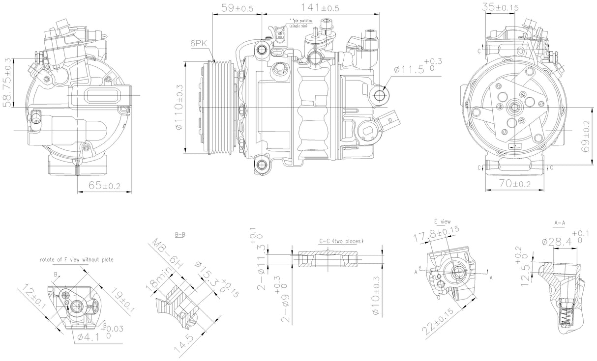 Air Conditioning Compressor - VW/Audi