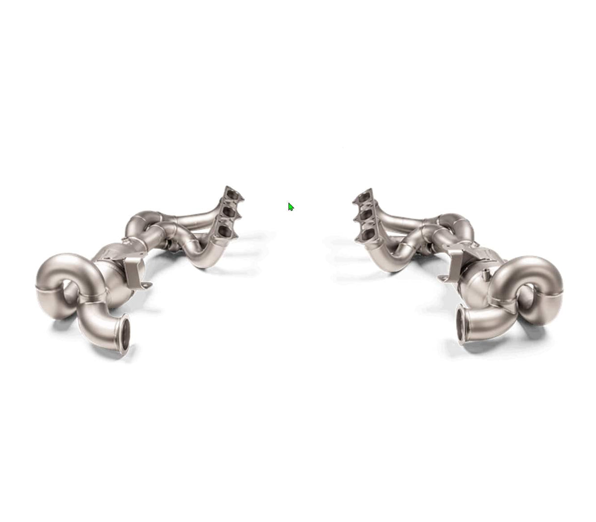 Akrapovic Evolution Header Set (Titanium) - Porsche / 911 / GT3 / 992 (NLA)