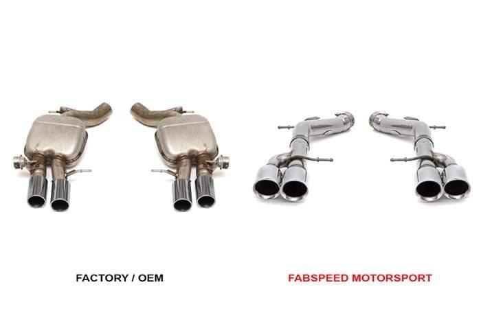 Fabspeed Muffler Bypass Pipes - BMW F10 M5