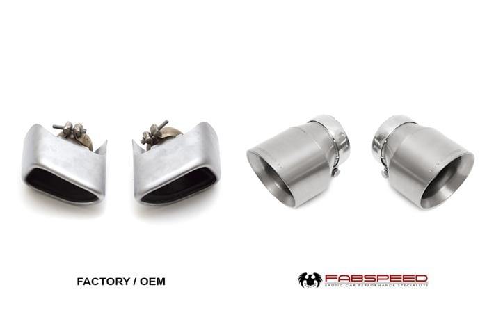 Fabspeed Titanium Tips - McLaren 570S | 570GT | 540C